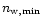 $n_{\rm w,min}$