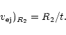 \begin{displaymath}
v_{\rm ej})_{R_{2}} = R_{2}/t.
\end{displaymath}