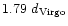 $1.79\ d_{\rm Virgo}$