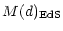$\displaystyle M(d)_{\rm EdS}$