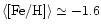 $\langle {\rm [Fe/H]}\rangle \simeq-1.6$
