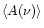 $\langle A(\nu)\rangle$