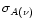 $\sigma_{A(\nu)}$