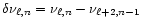 $\delta\nu_{\ell,n}=\nu_{\ell,n}-\nu_{\ell+2,n-1}$