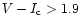 $V-I_{\rm c}>1.9$