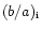 $(b/a)_{\rm i}$