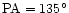 ${\rm PA}=135^{\circ}$