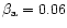 $\beta_{\rm a}=0.06$