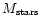 $M_{\rm stars}$