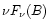 $\nu F_\nu({
B})$