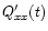 $Q_{xx}^{\prime}(t)$