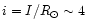 $i = I/R_\odot \sim
4$