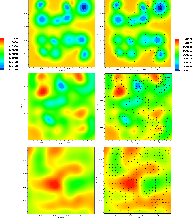 \begin{figure}
\mbox{
\epsfig{file=TSkala_T1900_400x400.ps,scale=0.35}\epsfig{fi...
...epsfig{file=rho_v_300_T1900_ohneScala_400x400.ps,
scale=0.35} }
\par\end{figure}