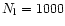 $N_{\rm l}=1000$