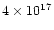 $4\times 10^{17}$