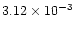 $3.12\times 10^{-3}$