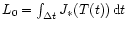 $L_0
= \int_{\Delta t} J_*(T(t)) \, {\rm d}t$
