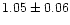 $1.05 \pm 0.06$