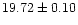 $19.72 \pm 0.10$