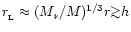 $r_{_{\rm {}L}}\approx(M_\ast/M)^{1/3}r{\mathrel{\mathchoice {\vcenter{\offinter...
...{\offinterlineskip\halign{\hfil$\scriptscriptstyle ...