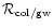 ${{\cal R}}_{\rm {}col/gw}$