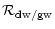 $\displaystyle {{\cal R}}_{\rm {}dw/gw}$