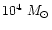 $10^4~M_{\odot}$