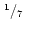 $\mbox{$\,^{1}/_{7}$ }$