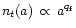 $n_t(a)\,\propto \,a^{q_{{\rm f}}}$