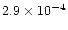 $2.9\times10^{-4}$