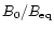 $B_0/B_{\rm eq}$