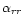 $\alpha_{rr}$