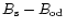 $B_{\rm s} - B_{\rm od}$