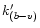 $ k^{\prime }_{(b-v)} $
