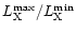 $L_{\rm X}^{\max}/L_{\rm X}^{\min}$