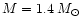$M=1.4\;M_{\odot}$