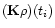 $({\bf K}\rho) (t_i)$