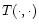 $T(\cdot, \cdot)$