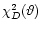 $\chi^2_D(\vartheta)$