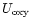 $U_{\rm oxy}$