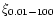 $\xi_{0.01-100}$