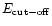 $E_{\rm cut-off}$