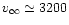 $v_\infty\simeq3200$