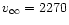 $v_\infty=2270$