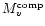 $M_v^{\rm comp}$