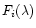 $F_{i}(\lambda)$