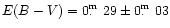 $E(B-V)=0\hbox{$.\!\!^{\rm m}$ }29\pm0\hbox{$.\!\!^{\rm m}$ }03$