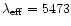 $\lambda_{\rm eff} = 5473$