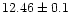 $12.46 \pm 0.1$