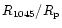 $R_{1045}/R_{\rm p}$